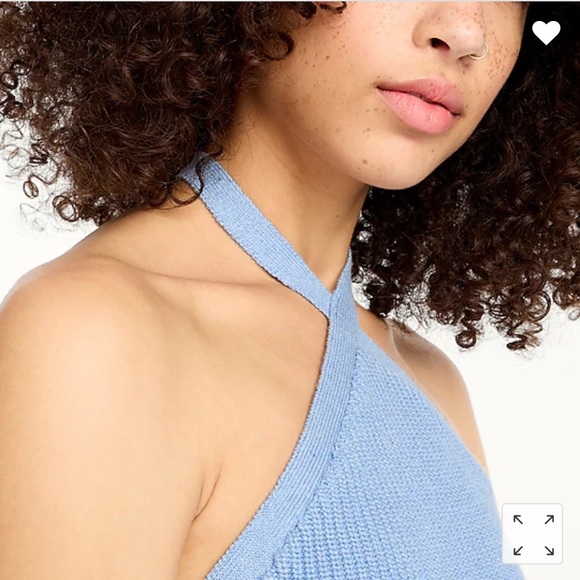 New Cashmere Plus Size J Crew Halter Tank - Picture 3 of 6